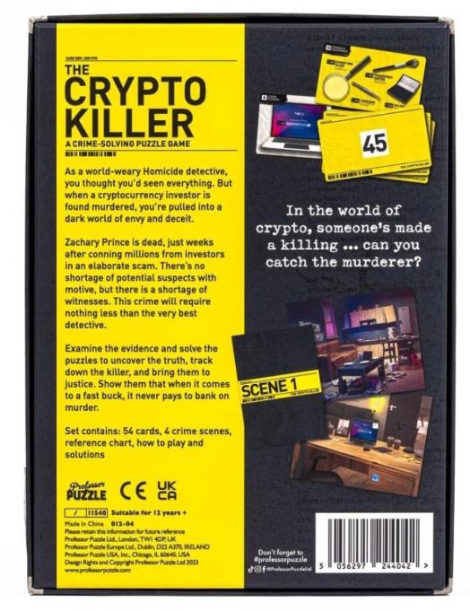 Игра Professor Puzzle: Crypto Killer