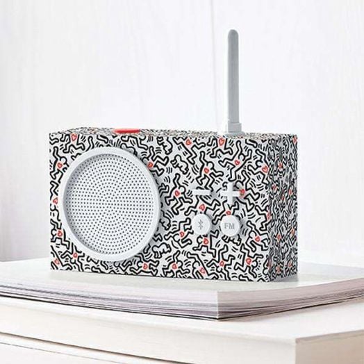 Bluetooth FM радио Lexon x Keith Haring, Tykho 3 Love White