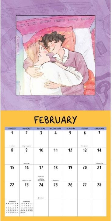 Стенен календар The Heartstopper, 2026 година