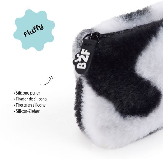 Плюшен несесер Miquelrius Back2Fun Moo & Go, черен