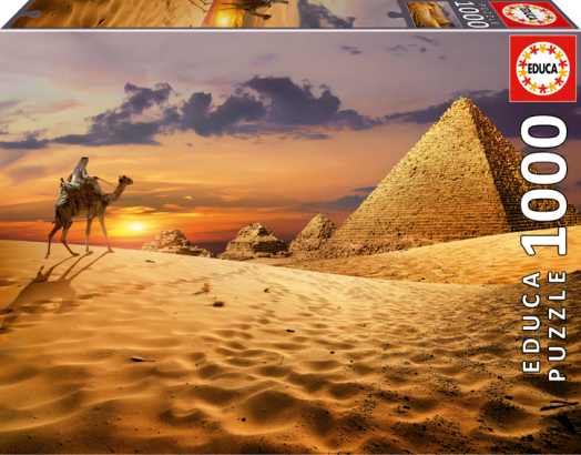Пъзел Educa: Камили в пустинята, 1000 части