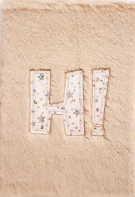 Тефтер Miquelrius Back2Fun Fluffy Hi, 80 нелинирани листа