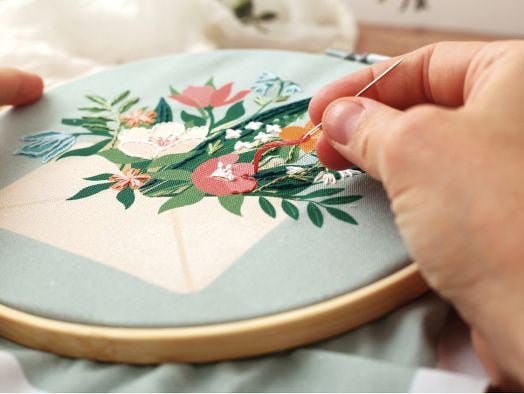 Комплект за бродиране Graine Creative - Букет