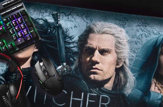 Геймърска подложка за бюро The Witcher