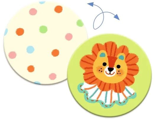 Мемо игра Djeco: Плюшени играчки