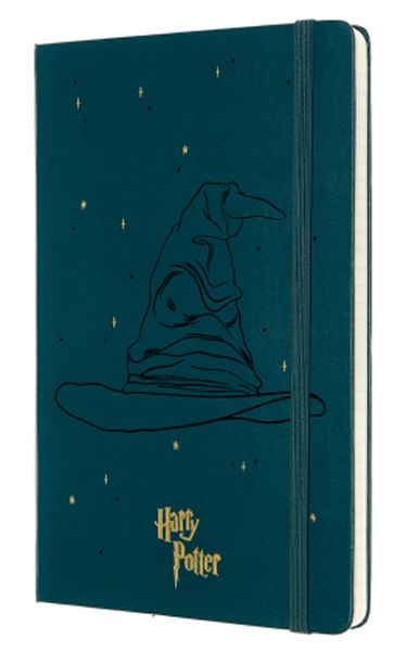 Класически тефтер Moleskine Limited Editions Harry Potter Sorting Hat с твърди корици и линирани страници
