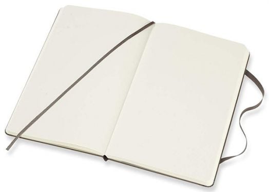 Класически кафяв тефтер Moleskine Classic Earth Brown с твърди корици и нелинирани страници