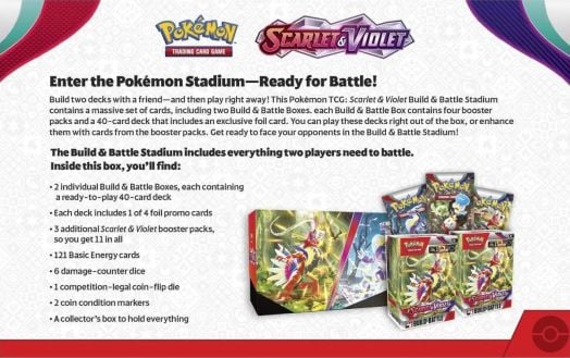 Pokemon TCG: Scarlet & Violet Build and Battle Stadium