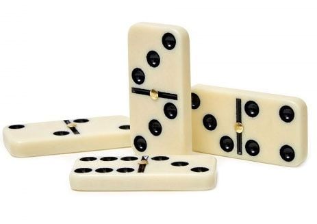 Класическо домино Legami в метална кутия