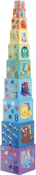 Детски кубчета за игра Djeco: Дъга