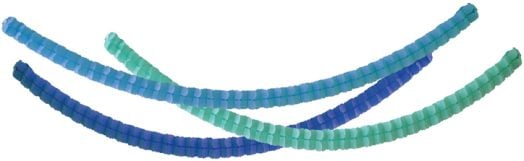 Хартиен гирлянд Folat - Син пастел, 3 бр.