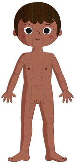 Образователни пъзели Janod - Човешкото тяло