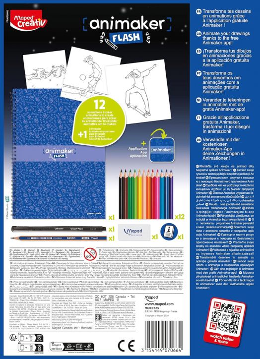 Творчески комплект Maped Creativ - Animaker Flash, Action