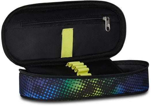 Ученически несесер Seven Freethink Acid Green с разделения