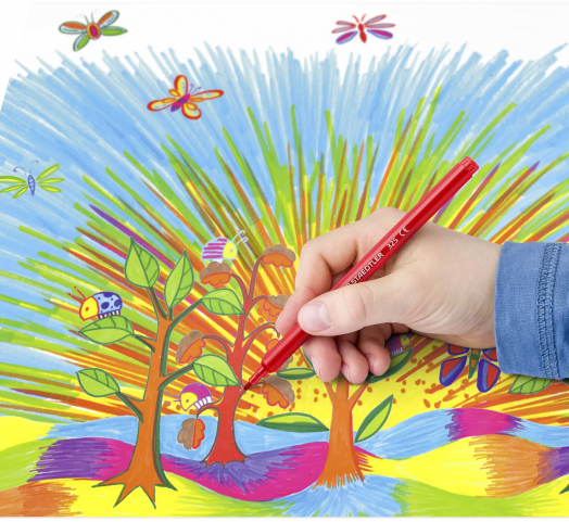 Флумастери Staedtler 325, 12 цвята