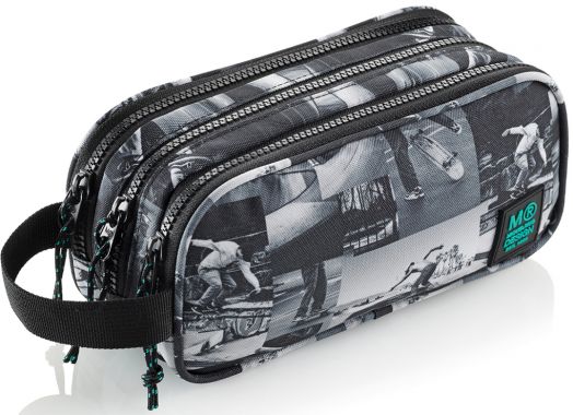 Несесер Miquelrius Skate с три отделения и дръжка, овален