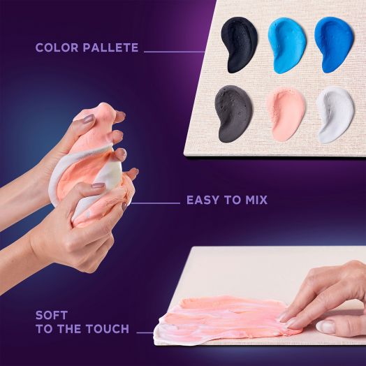 Творчески комплект Okto - Направи 3D картина с лек моделин 