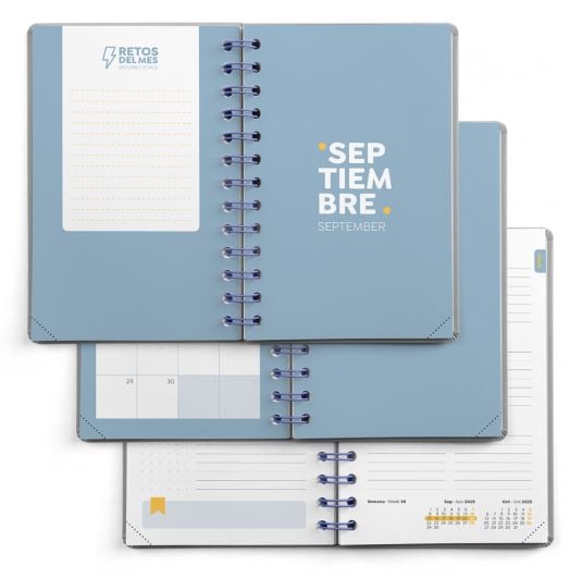 Седмичен тефтер - органайзер Miquelrius Tigers от септември 2025 до август 2026 г.