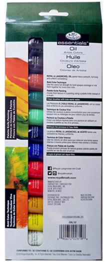 Маслени бои Royal & Langnickel, 12 цвята