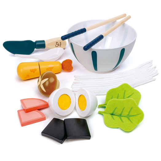 Дървен готварски комплект Hape - Super Udon