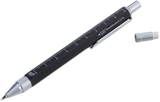 Автоматичен молив Troika Construction 0,7 мм, черен