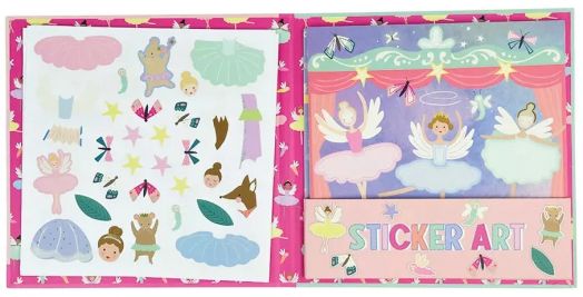 Творчески комплект със стикери Floss & Rock Sticker art - Enchanted