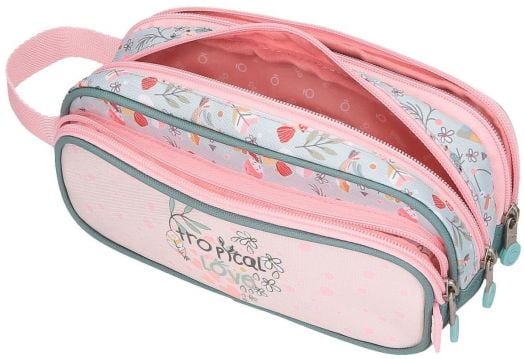 Несесер Enso Tropical Love с три отделения и ръкохватка