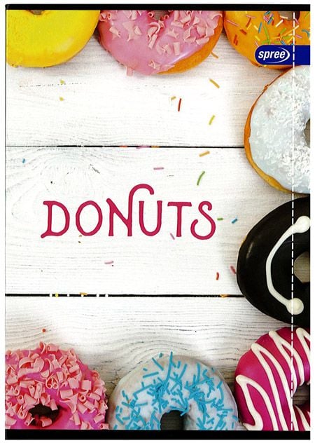 Тетрадка Spree Basic А5, 40 листа с широки редове