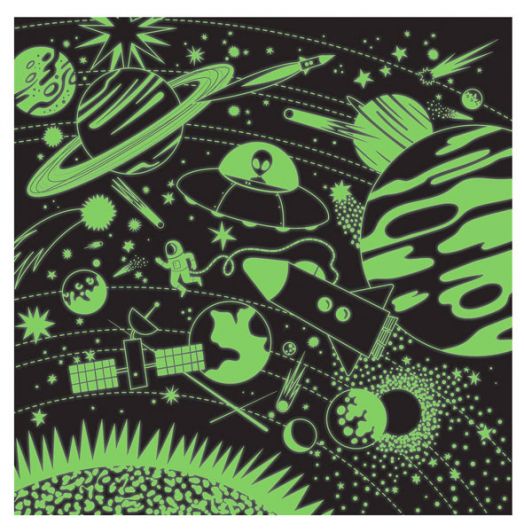 Детски светещ пъзел Mudpuppy Space - Космос, 500 части