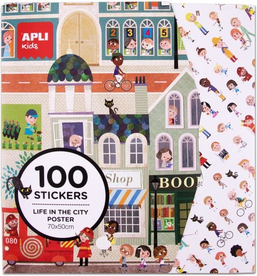 Гигантски постер Apli Kids - Град