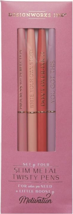 Комплект химикалки DesignWorks Ink Motivation, 4 бр.