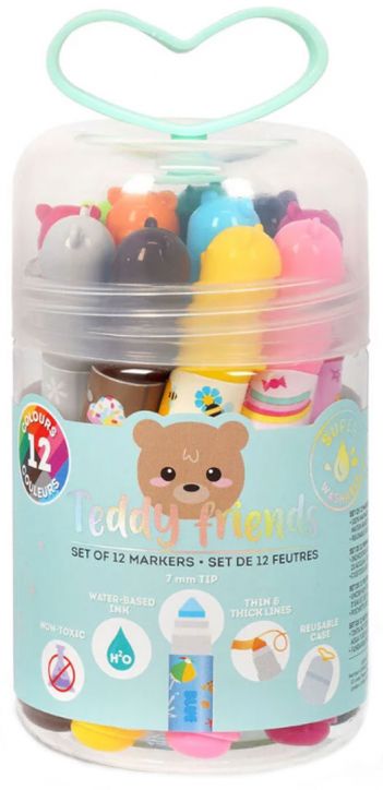 Комплект Маркери Legami - Teddy Friends