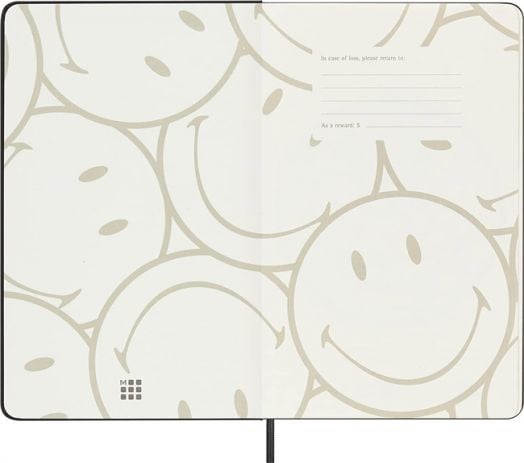 Тефтер Moleskine Smiley с линирани страници