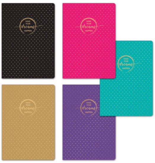 Тетрадка Lastva Gold Style А4, 52 листа с широки редове