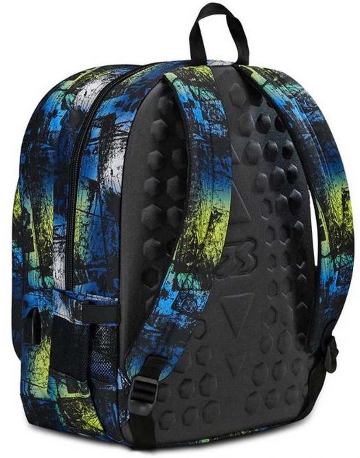 Ученическа раница Seven Freethink Ocean Blue с две отделения и USB порт