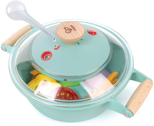 Детски готварски комплект Hape - Уред за готвене на пара и супа