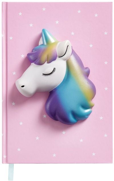 Тефтер със скуиши фигурка Miquelrius Back2Fun - Еднорог