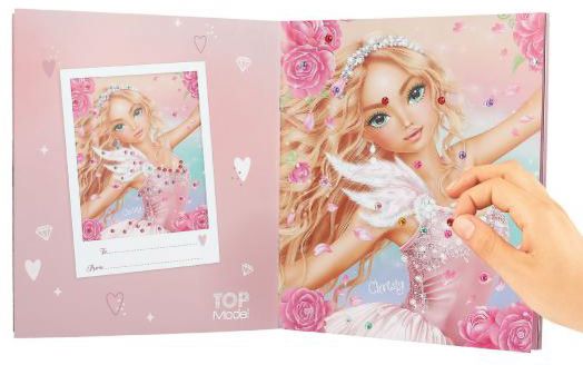 Диамантена книжка за апликации Top Model