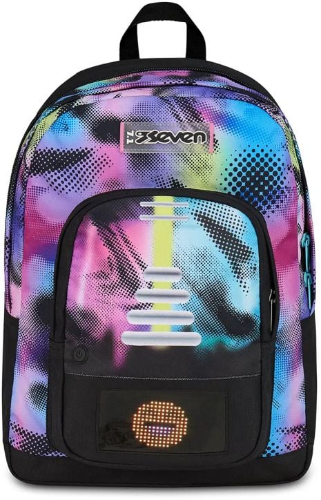 Ученическа раница Seven Freethink Write Down Fluo