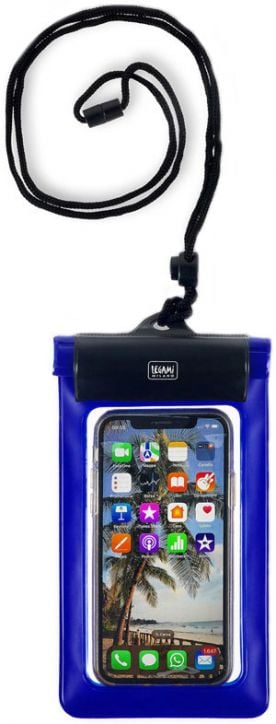 Водоустойчив калъф за мобилен телефон Legami, син