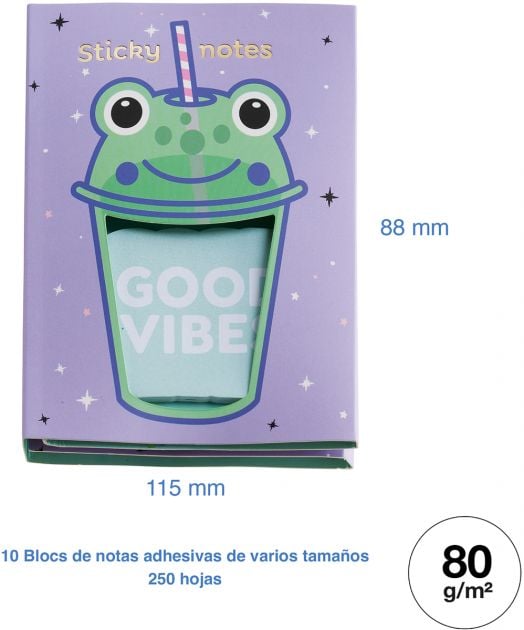 Лепящи листчета Miquelrius Back2Fun - Froggy