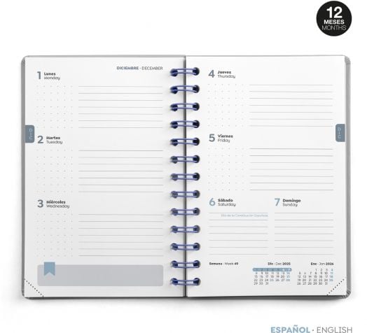 Седмичен тефтер - органайзер Miquelrius Tigers от септември 2025 до август 2026 г.