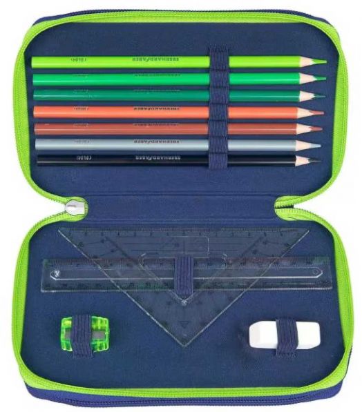 Ученически несесер Undercover Team Player с три отделения, пълен