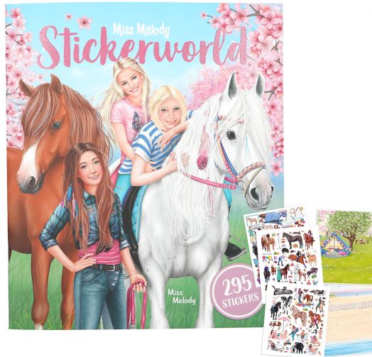 Книжка със стикери Miss Melody - Кончета