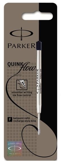 Черен пълнител Parker Z02 за химикалка, F размер