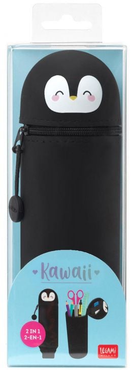 2-в-1 силиконов несесер Legami Kawaii - Penguin