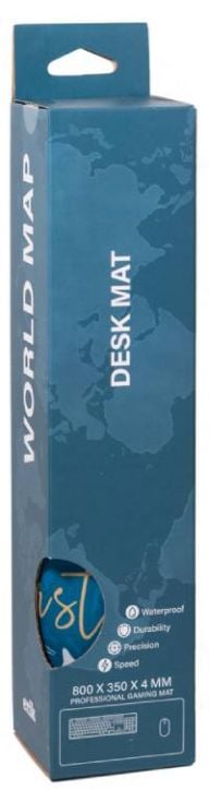 Геймърска подложка за бюро World Map