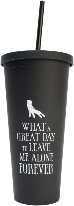 Чаша със сламка Blue Sky - Wednesday