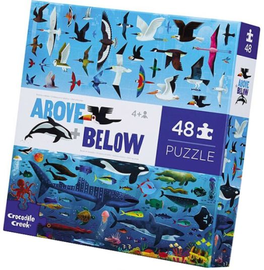 Пъзел Crocodile Creek Above & Below - Море и небе, 48 части