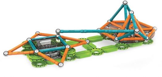 Магнитен конструктор Geomag Mechanics - Зъбни колела, 160 части